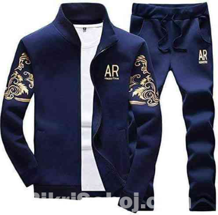 Stylish Printed Winter Tracksuit for Men